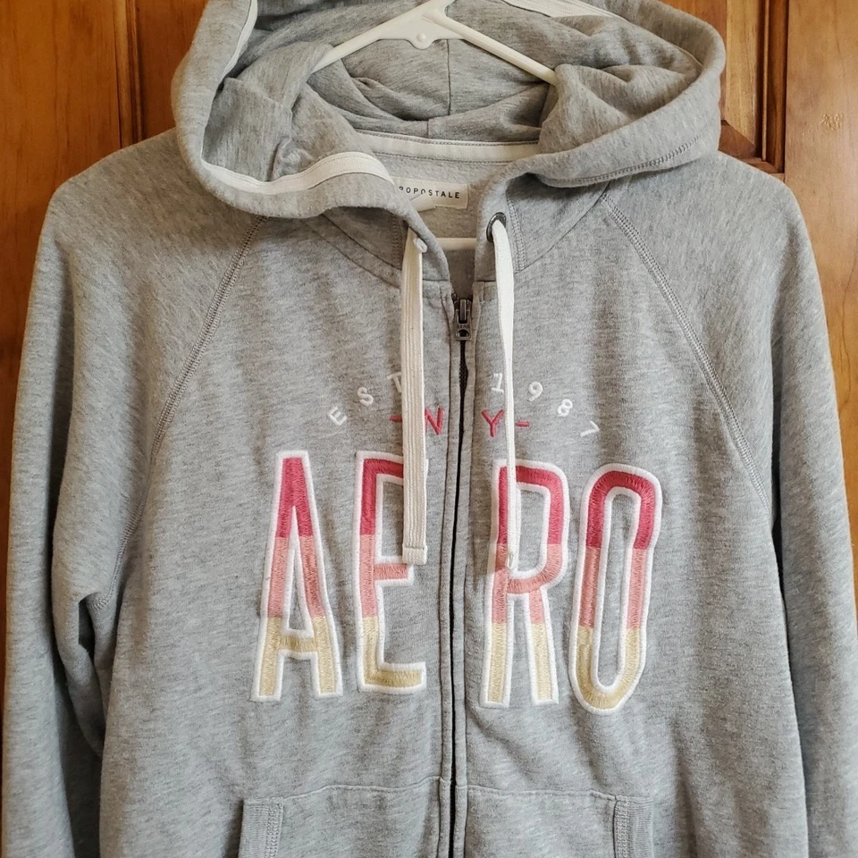Conjunto de chándal para mujer Aéropostale talla XL bordado logotipo sudadera y pantalones salón Foto 1 de 4