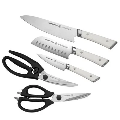 SCHMIDT BROS. 5pc. Chef Choice Knife & Shear Set German Stainless Steel New - Image 1 of 4