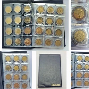 2 Euro Gedenkmünzen Album aus Sammlung - 94 verschiedene und seltene Münzen - Bild 1 von 16