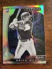 2022 Panini Chronicles Titan Prizm Seiya Suzuki Rookie Card #4 Chicago Cubs RC