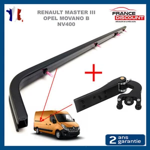 MASTER 3 III MOVANO B RAIL GUIDE PORTE LATERALE COULISSANTE + GALET DU MILIEU - Imagen 1 de 15