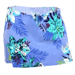 Point Conception DAMEN MINIROCK COVER UP GRÖSSE KORALLE UND PERI-DRUCK NEU MIT ETIKETT - Bild 1 von 4