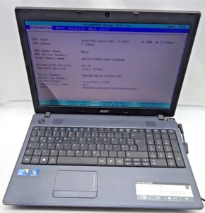Acer Travelmate 5744 (BIC50) Notebook*OHNE RAM & HDD*Für Ersatzteil DEFEKT#N517 - Bild 1 von 8