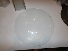 Antique Grandfather or Wall Clock 11 1/4" dia Convex clock Glass Not perfect