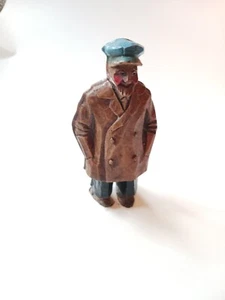 Syroco Wood 1940s Carved Sea Captain Figure 5 Inches - Picture 1 of 6