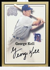 2000 Fleer Greats of the Game George Kell Auto Tigers