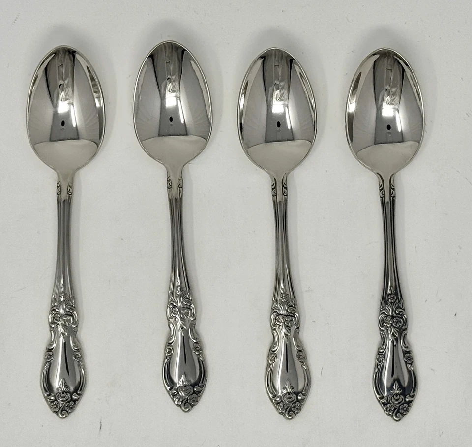Oneida Louisiana Set of 4 Teaspoons 6"
