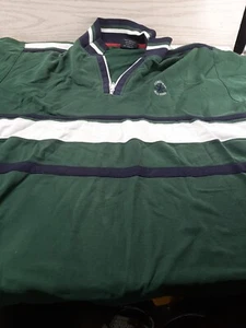 vintage converse chuck taylor usa polo shirt 1/4 zip XXL Green - Picture 1 of 8