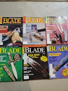  Blade Magazine set of 6 1991 - Feb, April, June, Aug, Oct, Dec  - Picture 1 of 7