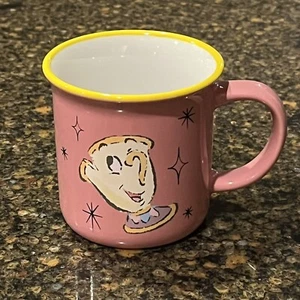 Disney Die Schöne und das Biest Tasse Chip Kaffee Tee Tasse rosa gelb Disney Fan Geschenk - Bild 1 von 6