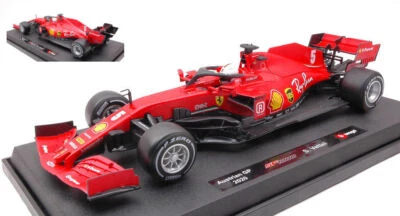 MODELLINO AUTO F1 STATICO BURAGO FERRARI SF1000 VETTEL 2020 #5 SCALA 1:18 - Immagine 1 di 4