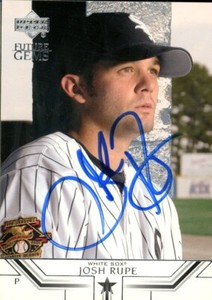 2002 Upper Deck JOSH RUPE Signed Card autograph WHITE SOX RANGERS