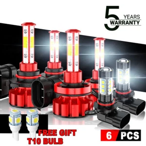 For Lexus IS250 IS350 2006 - 2010 6pc 6000K LED Headlights + Fog Light Bulbs kit - Afbeelding 1 van 14