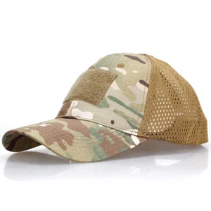 Casquette de baseball Airsoft Mesh Dad Hat Sun Hats Caps Headwear Camo Hunting - Imagen 1 de 39