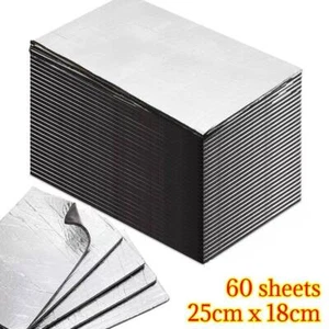 60 Blatt Auto Schalldämmmatte KFZ Schalldämpfer 25 cm x 18 cm - Bild 1 von 10