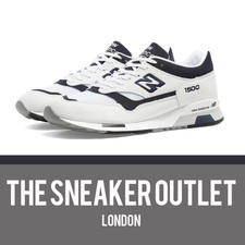 Mens New Balance 1500 WWN Trainers UK Size 6 // White Blue Made In UK