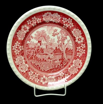 Kuchenteller / Frühstücksteller Villeroy & Boch Rusticana rot sehr guter Zustand - Bild 1 von 3