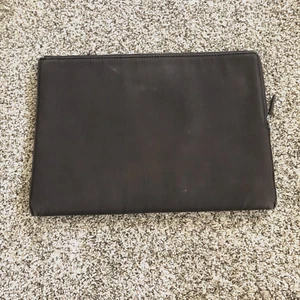 Everlane Canvas Padded Zip Laptop Sleeve Brown 15 x 11 - Afbeelding 1 van 9