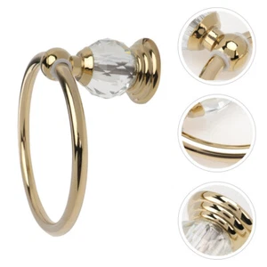 Circle Towel Holder Towel Rack Hanger Vanity Towel Holder Hand Towel Holder - Bild 1 von 12