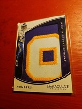2016 Panini Immaculate Collection Immaculate Numbers 09/15 Teddy Bridgewater #TB