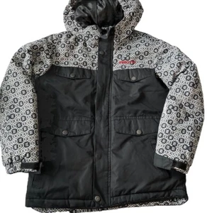 Arctix Boys Winter Coat Size Medium Hooded Insolated Black Ski Jacket EUC - Picture 1 of 8