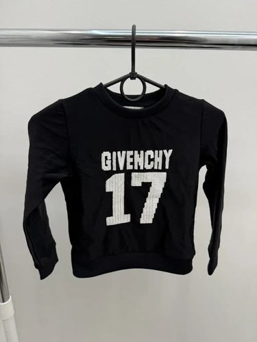 Felpa Givenchy bambino paillettes 17 logo ricamato taglia 8