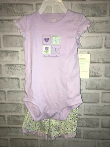 CONJUNTO DE 2 PIEZAS DE TRAJE Y PANTALONES CARTER'S BEBÉ NIÑAS 18 MESES LINDO Y CÓMODO - Imagen 1 de 3