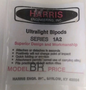 NEW Harris 1A2-BR ultralight bipod 6-9" - Picture 1 of 4