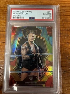 Randy Orton-2023 Select WWE Tie-Dye Premier Level Prizm #101 13/25 PSA 10 SSP - Picture 1 of 2