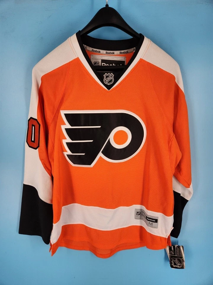 Camiseta deportiva cosida Reebok Vincent Lecavalier #40 Philadelphia Flyers para hombre mediana M Foto 1 de 4