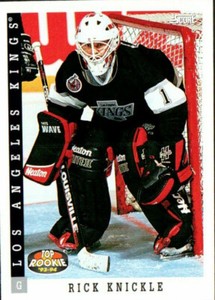 1993-94 Score Ice Hockey Card #466 Rick Knickle Los Angeles Kings