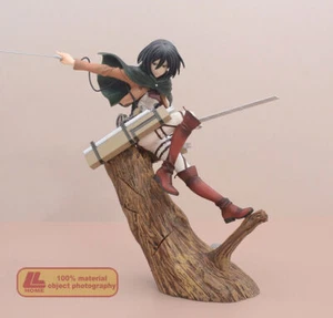 Anime Attack On Titan Mikasa Ackerman fight PVC action Figure Statue Toys Gift - Picture 1 of 8