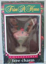Vintage Trim A Home Tree Charm Mouse Collectible Christmas Ornament Holiday