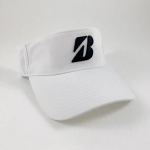BRIDGESTONE GOLF MEN'S SPORT ADJUSTABLE STRAP VISOR WHITE NEW w/ TAG!! 1418 - Picture 1 of 7