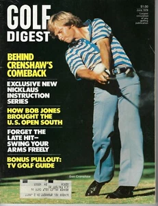 1976 JUNE Golf Digest magazine Ben Crenshaw GOOD - Picture 1 of 1