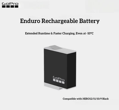 GoPro Enduro Rechargeable Battery for Hero 12/11/10/9 - 1720mAh - Image 1 of 4