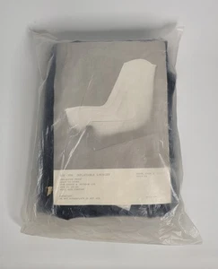 VTG 1970s Blow Up Lounge Chair Glossy Black Inflatable By Reese Stein Co Japan - Picture 1 of 5