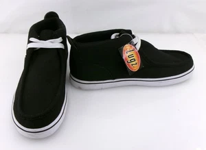 Lugz Zapatos Strutt Mid Lona Chukka Negro/Blanco Hombres Botas Talla 8.5 - Imagen 1 de 7