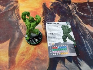 Marvel Heroclix 029b Abomination Smash And Destroy Rare Prime Figure New W Card - Picture 1 of 1