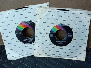 Lot (2) Olivia Newton-John 7" Vinyl 45 Record Singles 1970s Brotherly Love EXC - Picture 1 of 5