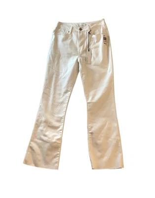 Pantalones de mezclilla blancos de tiro alto Habitual Hadley talla 2/26 nuevos con etiquetas Foto 1 de 4