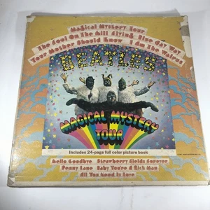 THE BEATLES MAGICAL MYSTERY TOUR 1967 YELLOW COLORED PICTURE BOOK ORIG VINYL LP - Imagen 1 de 24