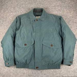 Vintage LL Bean Wool Lined Removable Down Chore Jacket Mens Medium M - Picture 1 of 15