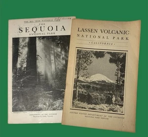 Sequoia & Grand Grant King's Canyon Booklets, US Dept of Interior - Imagen 1 de 7