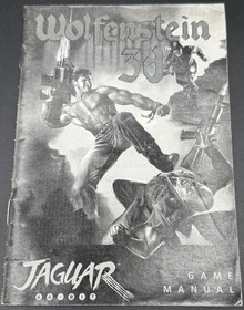 Wolfenstein 3D Atari Jaguar 64 BIT Original Game Manual Authentic ID Software