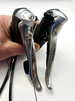USED Excellent Shimano ST-R500 Brake Levers 2X8 Speed Road Bicycle - Image 1 of 4