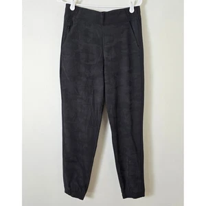 Athleta Pant Brooklyn Camo Jogger Womens 4 Black - Picture 1 of 11