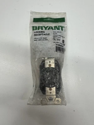 Bryant 71930FR Locking Receptacle 4P 4W 30A 277/480V 3PH - Image 1 of 4