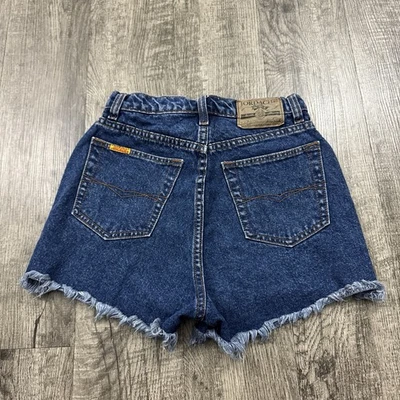 Pantalones Cortos Vintage Y2K Jordache Denim Corte Botín Cintura Alta Juniors 7/8 Foto 1 de 4