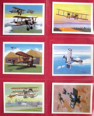 HISTORY OF BRITISH AVIATION - JOHN PLAYER  - TOM THUMB - 1988 - FULL SET (30) - Image 1 of 4